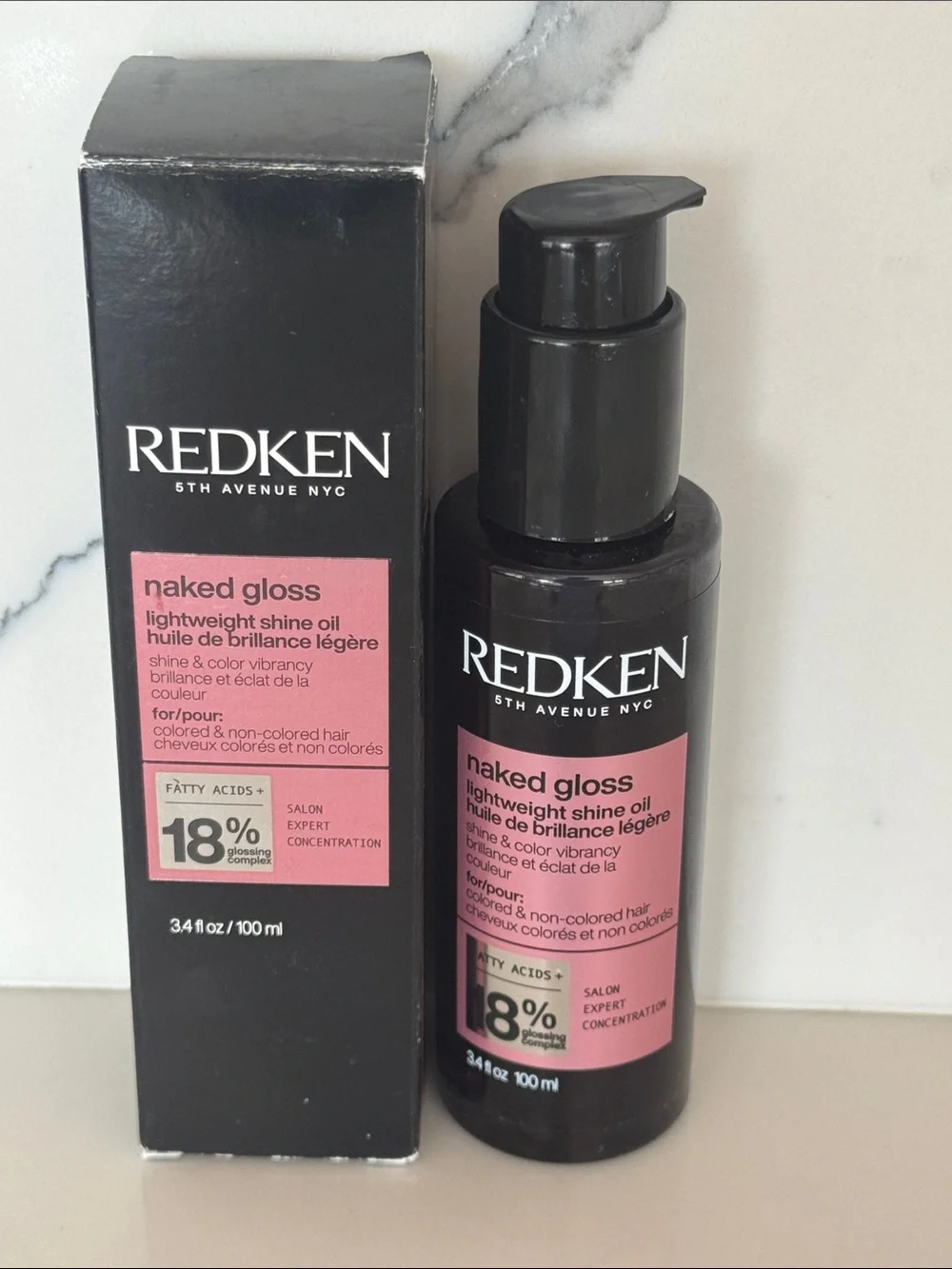 Redken Naked Gloss Lightweight Shine Oil 100ml 3.4 fl oz